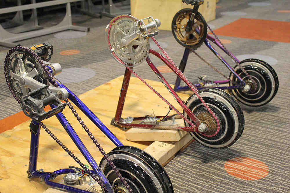 How can pedaling a bike make electricity?