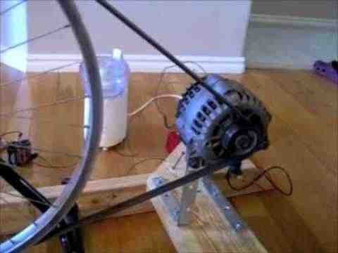 How do I turn my bike into a generator?