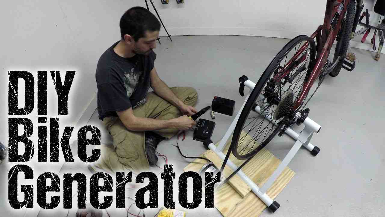 How do rotating wheels generate electricity?
