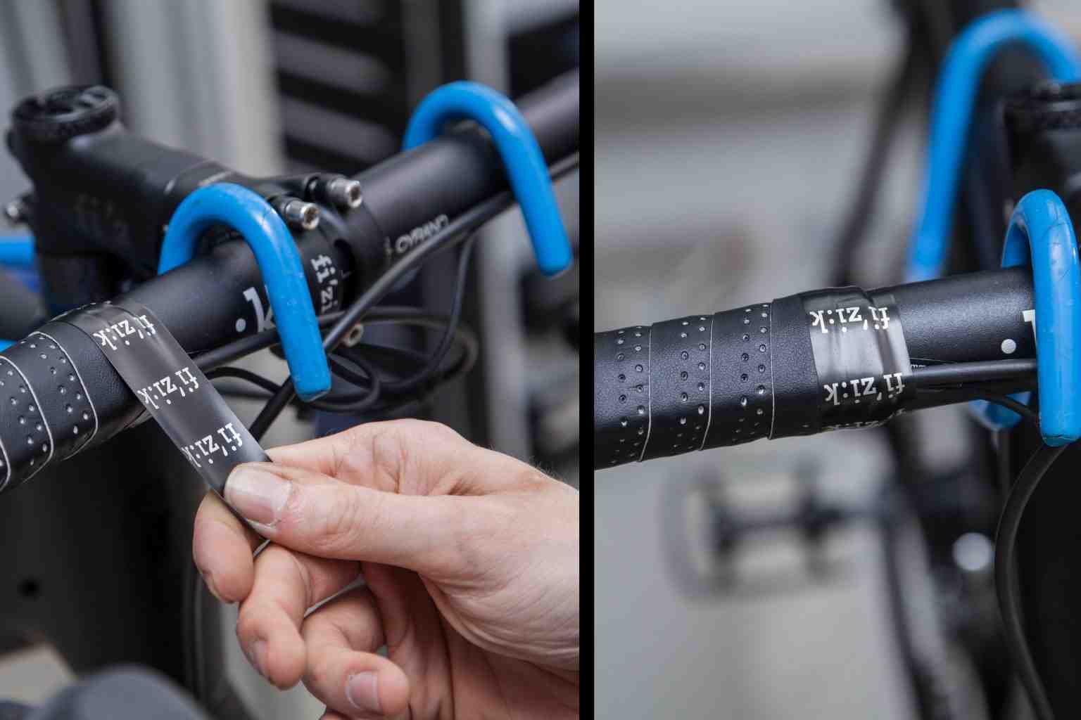 How do you tape a bar tape?