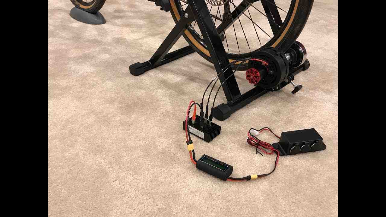 How do I convert my bike to an electric generator?