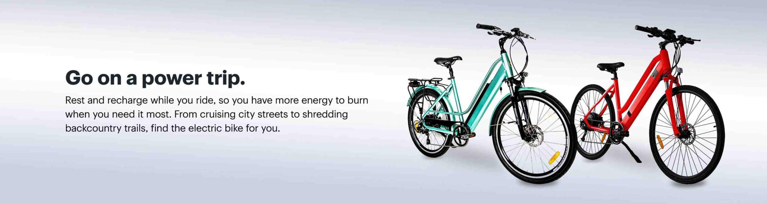 How do you ride an electric bike uphill?