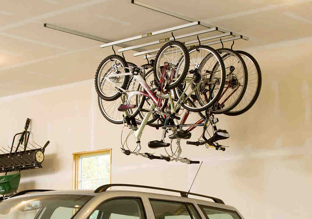 How do you store bikes when you don't have a garage?