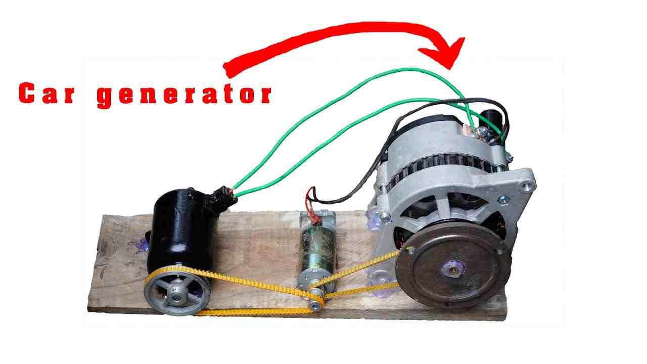 How much electricity can a car alternator produce?